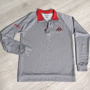 Champion Men’s Ohio State Quarter-Zip Pullover Long Sleeve size M